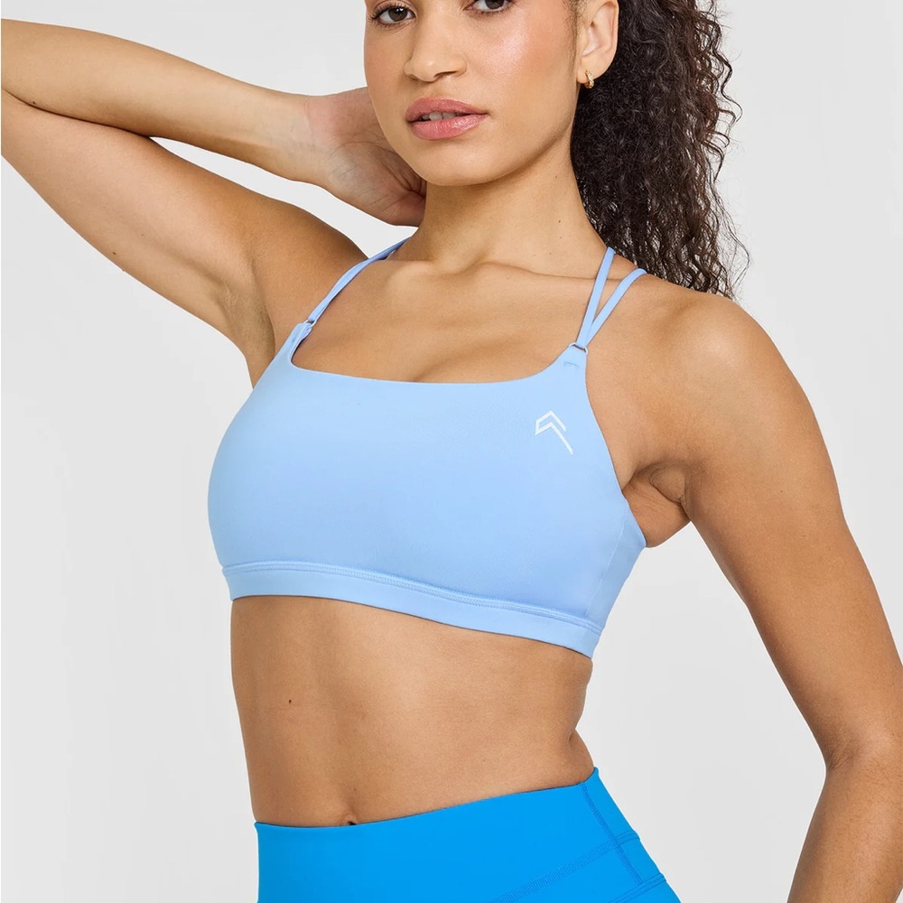 Oner Active Everyday Cross Over Bralette in Powdered Blue (XS)